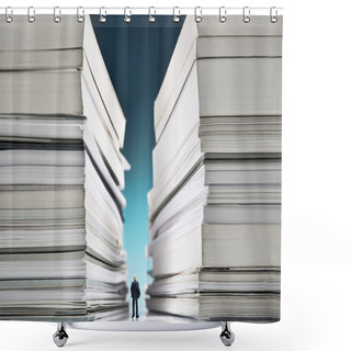 Personality  Lots Of Work Shower Curtains