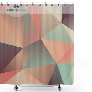 Personality  Hipster Background Shower Curtains