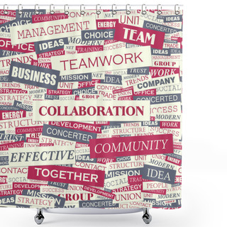 Personality  COLLABORATION. Shower Curtains