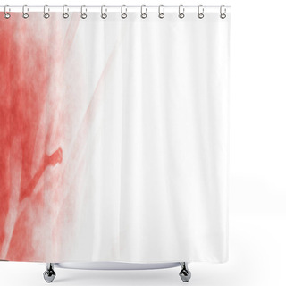 Personality  Abstract Colorful Watercolor On White Background. Digital Art Painting. Shower Curtains