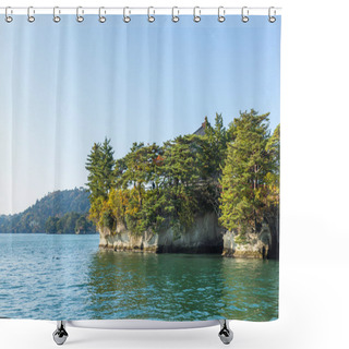Personality  Matsushima Islands With Bay In Japan Shower Curtains