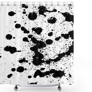 Personality  Blot Shower Curtains