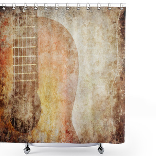 Personality  Grunge Music Shower Curtains