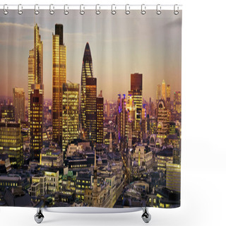 Personality  City Of London Shower Curtains