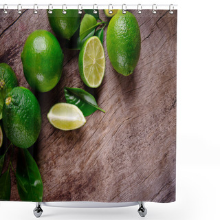 Personality  Fresh Limes Shower Curtains