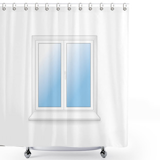 Personality  Window Shower Curtains