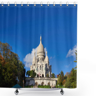 Personality  Sacre Coeur Basilica In Paris Shower Curtains
