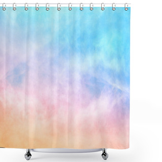 Personality  Textured Rainbow Clouds Shower Curtains