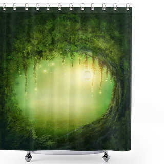 Personality  Enchanted Forest Shower Curtains