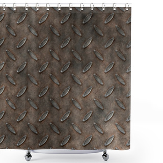 Personality  Texture Of Metal Shower Curtains