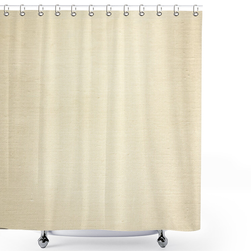 Personality  Beige canvas texture paper background shower curtains