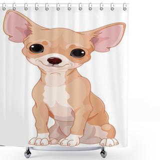 Personality  Chihuahua Shower Curtains