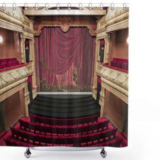 Personality  Luxurious Theather Hall In Classic Baroque Style. Shower Curtains