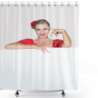 Personality  Spanish Dress Shower Curtains