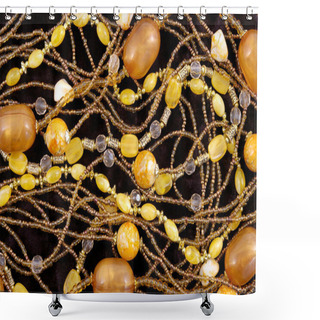Personality  Amber And Jasper Shower Curtains