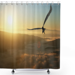 Personality  Eagle Shower Curtains