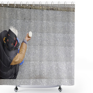 Personality  Beg Social Issue Shower Curtains