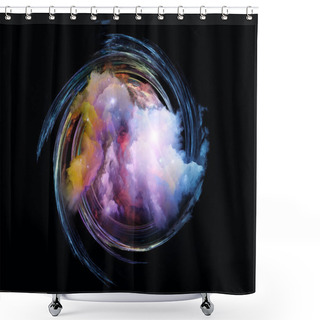 Personality  Cloud Elements Shower Curtains