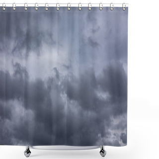 Personality  Dramatic Dark Cloudy Sky Before Storm  Shower Curtains