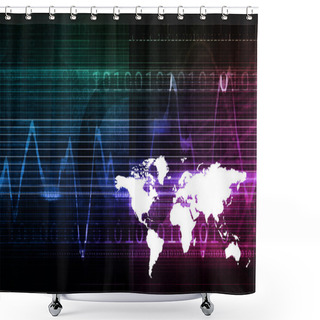 Personality  Emerging Markets Shower Curtains