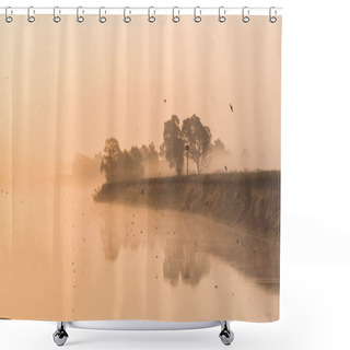 Personality  Mist Shower Curtains