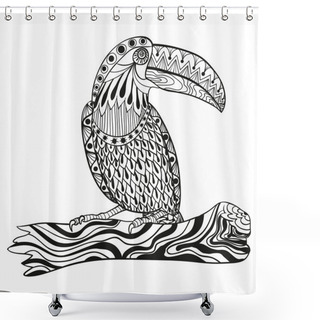 Personality  Coloring Book Adult Shower Curtains