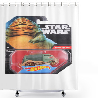 Personality  Jabba The Hutt Hot Wheels Diecast Toy Car Shower Curtains