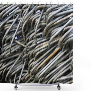 Personality  Steel Reinforcement Shower Curtains