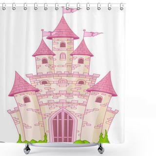 Personality  Magic Castle Shower Curtains