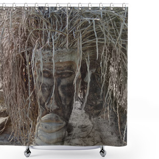 Personality  Wooden Ghost Shower Curtains