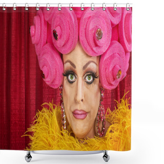 Personality  Doubting Drag Queen Shower Curtains