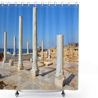 Personality  Travel Photos Of Israel - Caesarea Shower Curtains