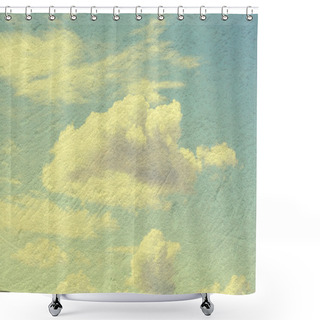 Personality  Outside Clouds And Sky Shower Curtains