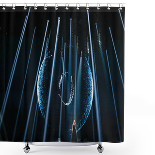 Personality  Blanche From Belgium Eurovision 2017 Shower Curtains