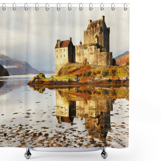Personality  Eilean Donan Castle Shower Curtains
