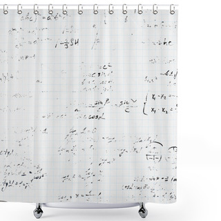 Personality  Math Equations And Formulas Shower Curtains