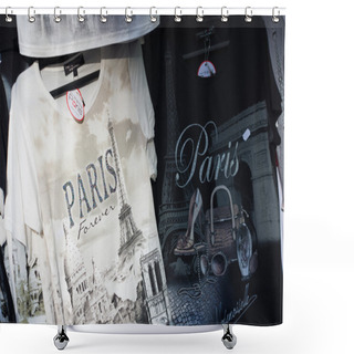 Personality  Paris Souvenirs Shower Curtains