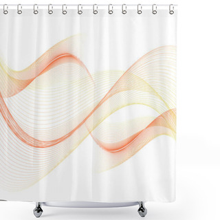 Personality  Creative Abstract Waves Design. Shower Curtains