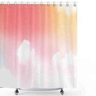 Personality  Sky Colorful Clouds Landscape Background  Shower Curtains