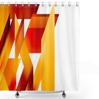 Personality  Dynamic Minimalist Abstraction With Play Of Straight Gradient Lines. Interplay Of Colors And Precise Alignment Creates An Ever-moving Tapestry, Offering Both Simplicity And Visual Allure Shower Curtains