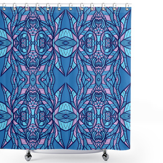 Personality  Traditional  Floral Ornament Shower Curtains