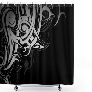 Personality  Tribal Art Theme Shower Curtains