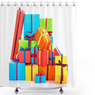 Personality  Many Presents Shower Curtains