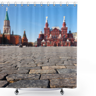 Personality  Red Square At Kremlin Moscow Shower Curtains