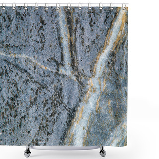 Personality  Close Up Of Soapstone Slab Shower Curtains