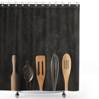 Personality  Various Kitchen Utensils Shower Curtains
