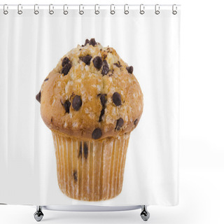 Personality  Chocolate Chips Muffin Shower Curtains