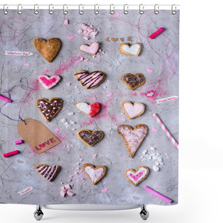 Personality  Love Shower Curtains