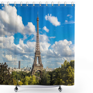 Personality  Eiffel Tower In Paris, France Shower Curtains