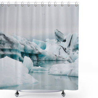 Personality  Icebergs Shower Curtains